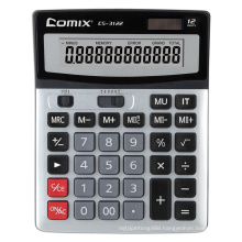 Comix wholesale customized promotion silicone thin calculator 12 digits desktop calculator